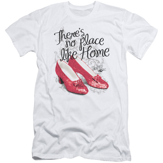Wizard Of Oz Ruby Slippers Adult Slim Fit Slim Fit T-shirt Front