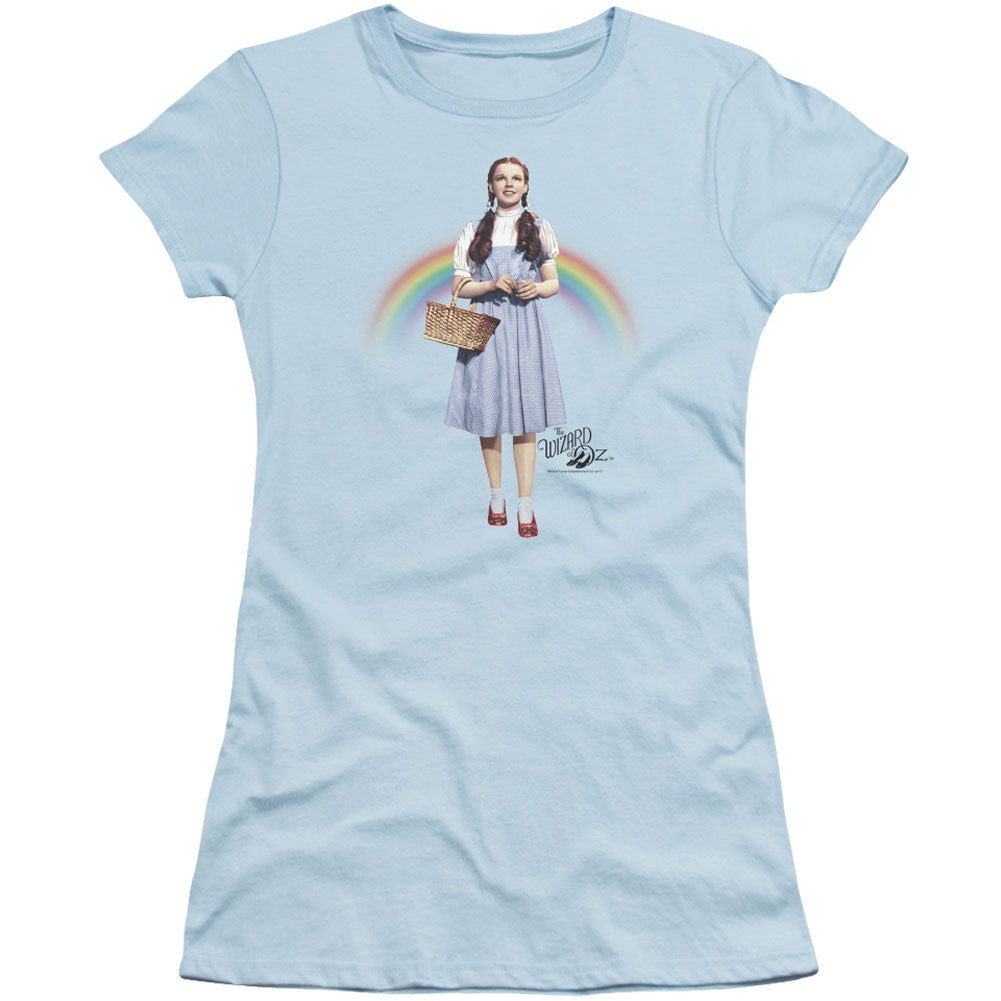 Wizard Of Oz Over The Rainbow Cap Sleeve Junior Top Front