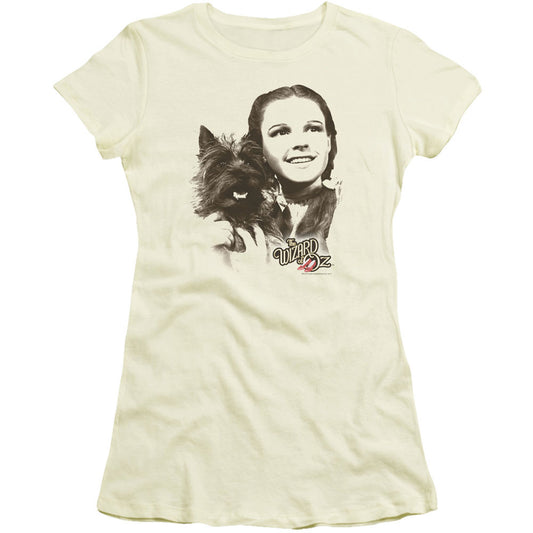 Wizard Of Oz Dorothy & Toto Cap Sleeve Junior Top Front