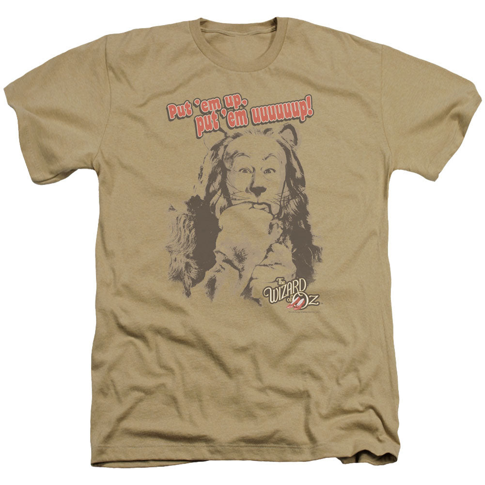 Wizard Of Oz Put Em Up Adult Heather 40% Poly T-shirt Front