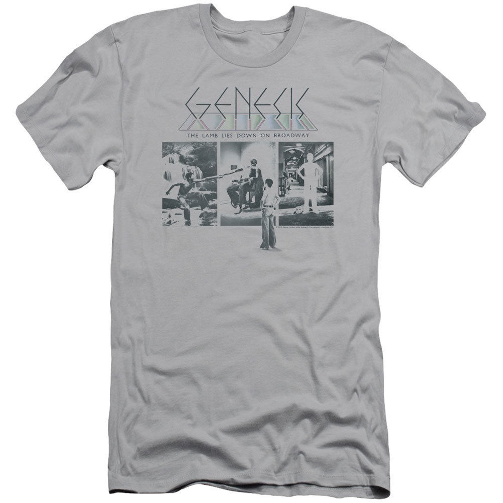 Genesis The Lamb Down On Broadway Adult Slim Fit Slim Fit T-shirt Front