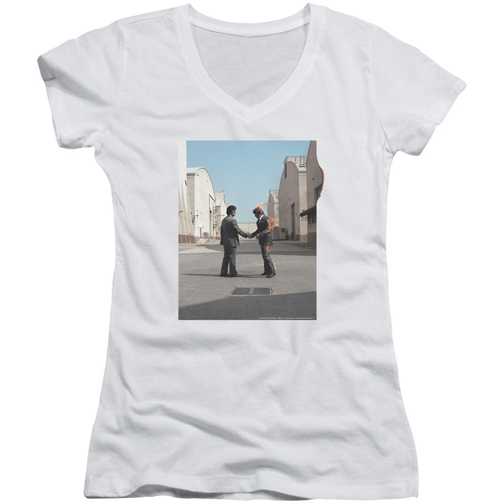 Pink Floyd Wish You Were Here V-Neck Junior Top