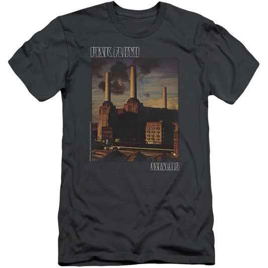 Pink Floyd Faded Animals Adult Slim Fit Slim Fit T-shirt
