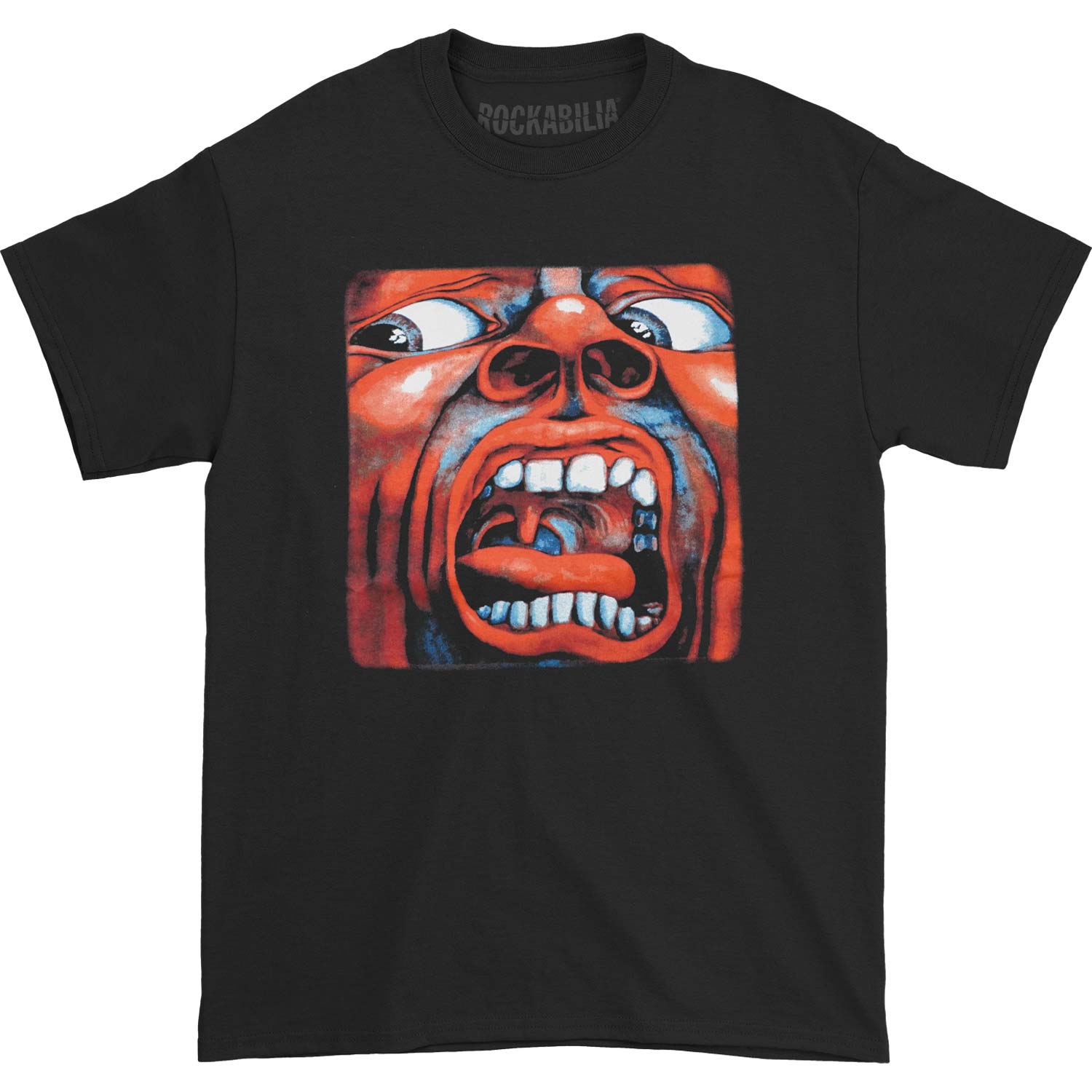 King Crimson In the Court of the Crimson King (Black) T-shirt Front