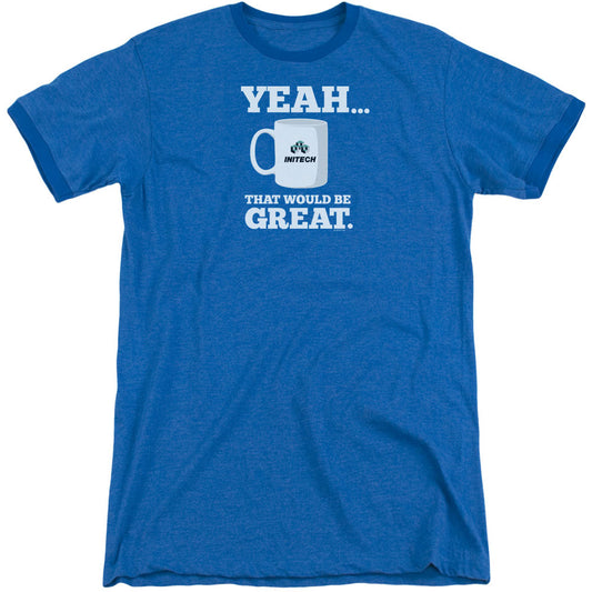 Office Space That Would Be Great Adult Ringer T-shirt Front
