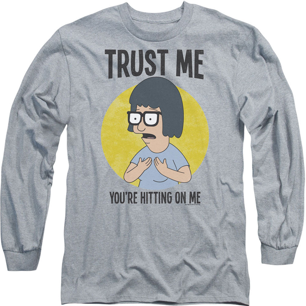 Bobs Burgers Trust Me Long Sleeve Front