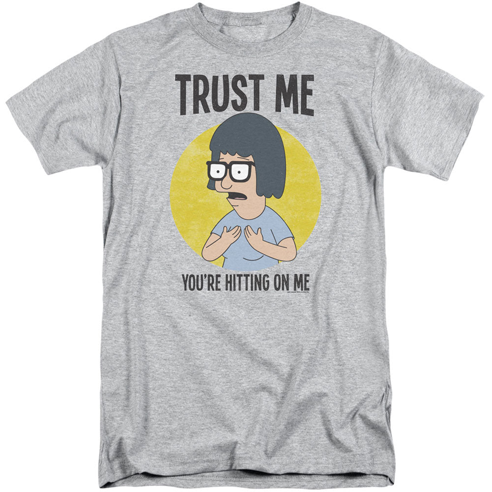 Bobs Burgers Trust Me Adult Tall T-shirt Tall Front