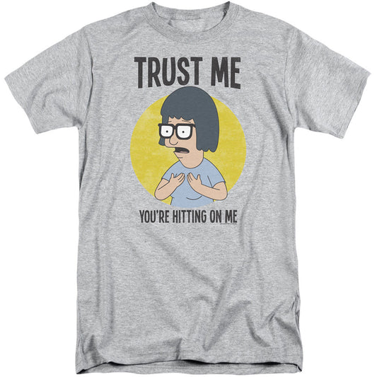 Bobs Burgers Trust Me Adult Tall T-shirt Tall Front