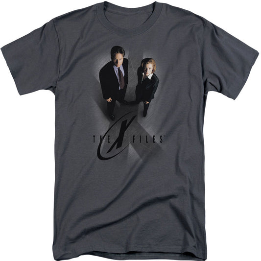 X Files X Marks The Spot Adult Tall T-shirt Tall Front