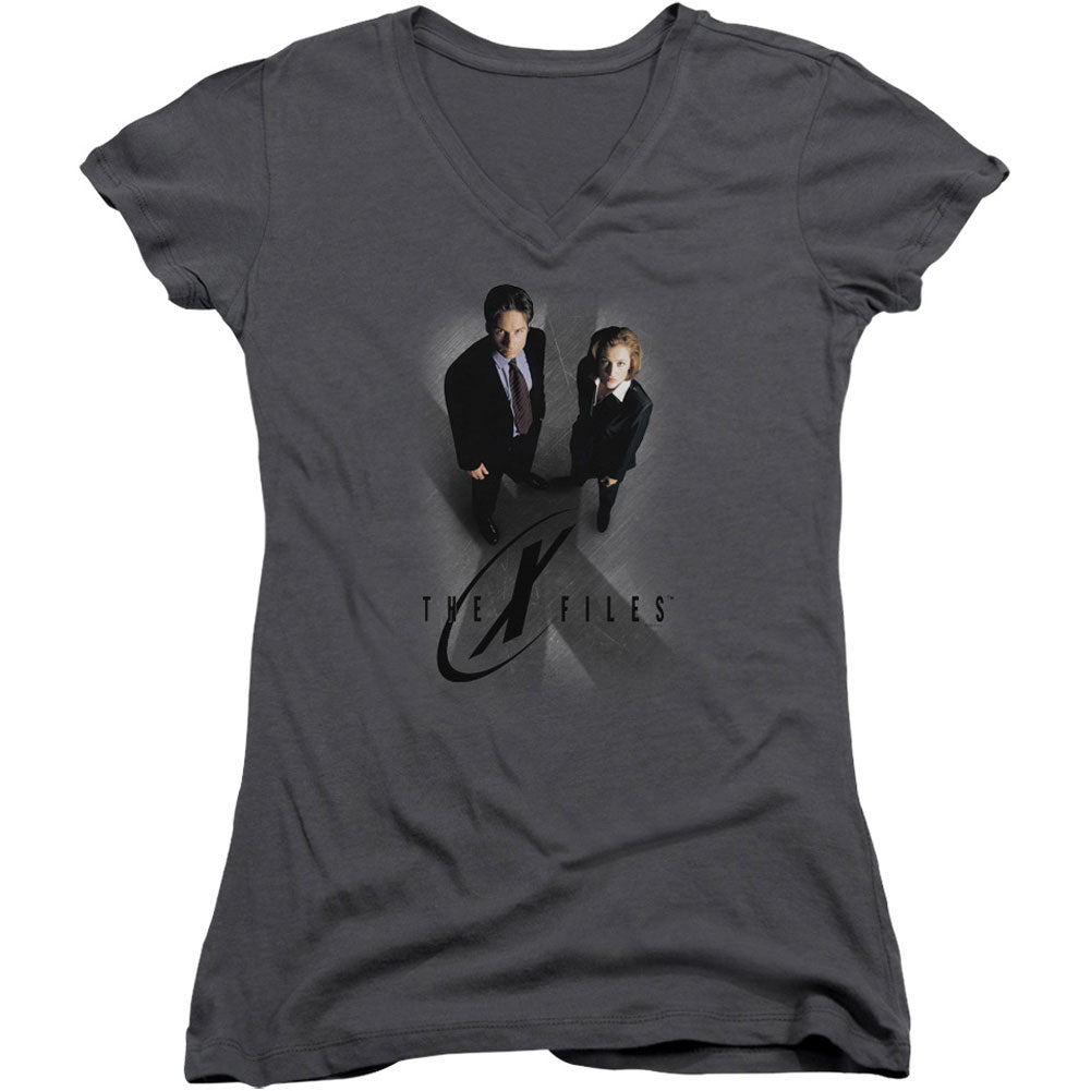 X Files X Marks The Spot V-Neck Junior Top Front