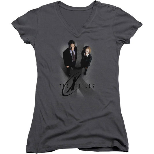 X Files X Marks The Spot V-Neck Junior Top Front