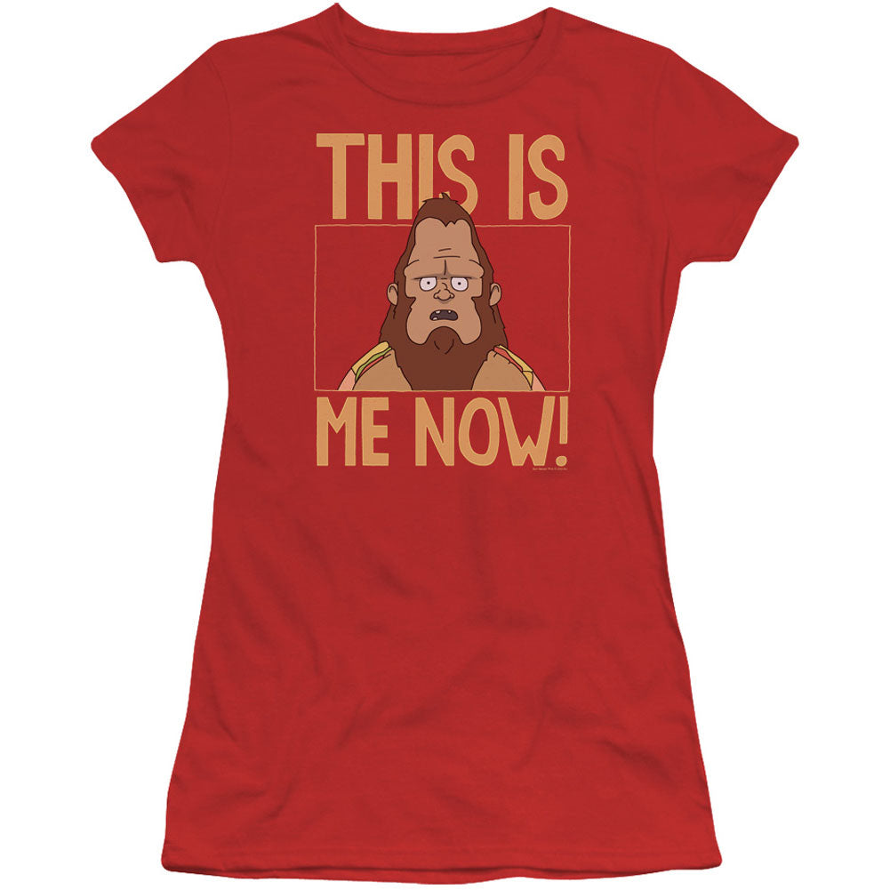 Bobs Burgers This Is Me Cap Sleeve Junior Top Front