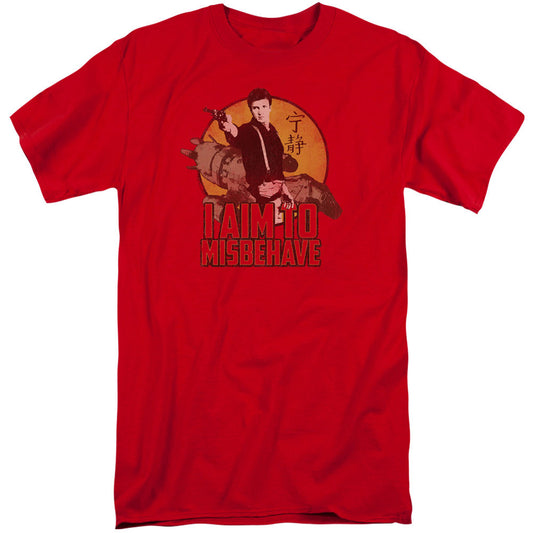Firefly I Aim To Misbehave Adult Tall T-shirt Tall Front