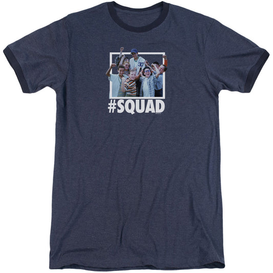 Sandlot Squad Adult Ringer T-shirt Front