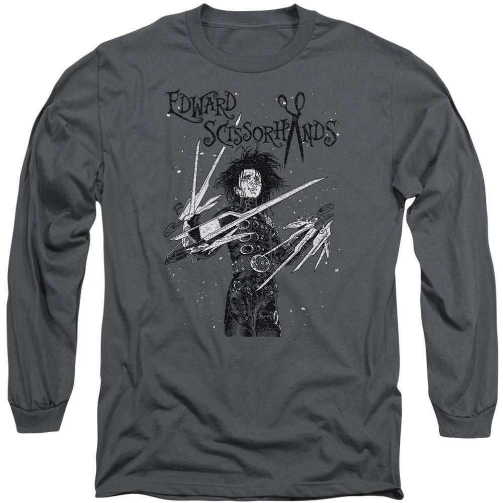 Edward Scissorhands Snowy Night Long Sleeve Front