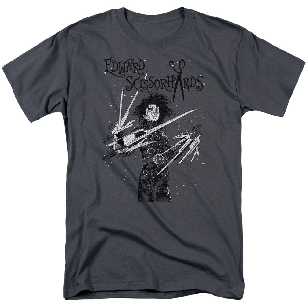 Edward Scissorhands Snowy Night Adult T-shirt Front
