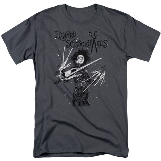 Edward Scissorhands Snowy Night Adult T-shirt Front