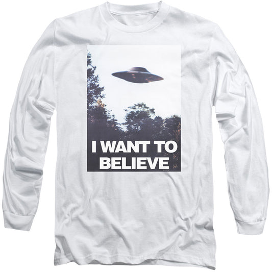 X Files Believe Poster Long Sleeve Front