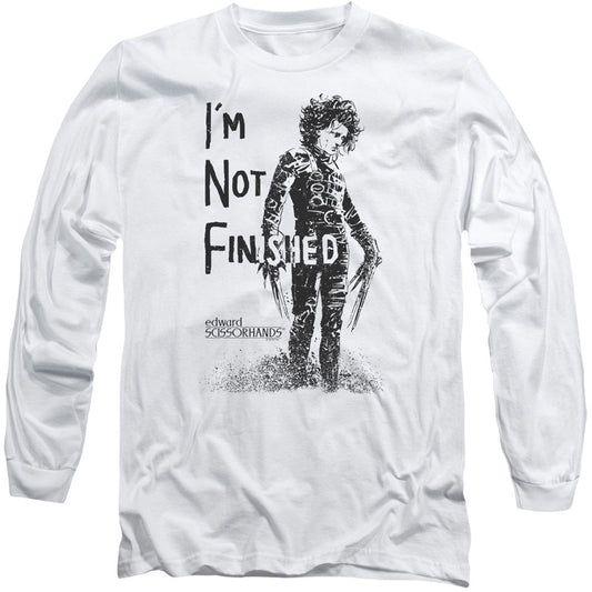 Edward Scissorhands Not Finished Long Sleeve Front