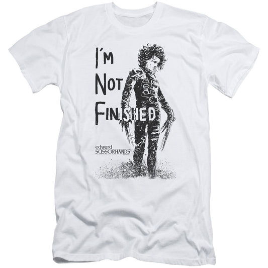 Edward Scissorhands Not Finished Adult Slim Fit Slim Fit T-shirt Front