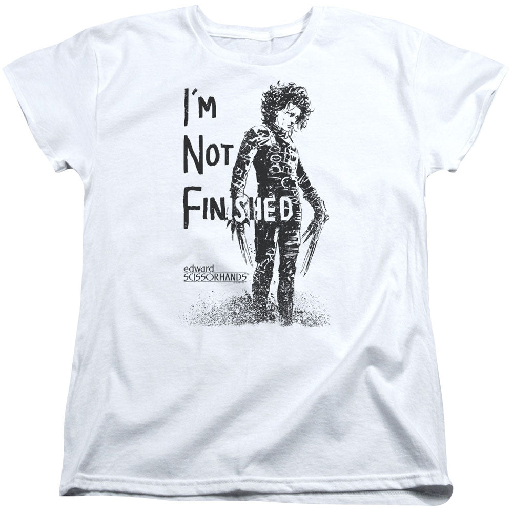 Edward Scissorhands Not Finished Junior Top Front