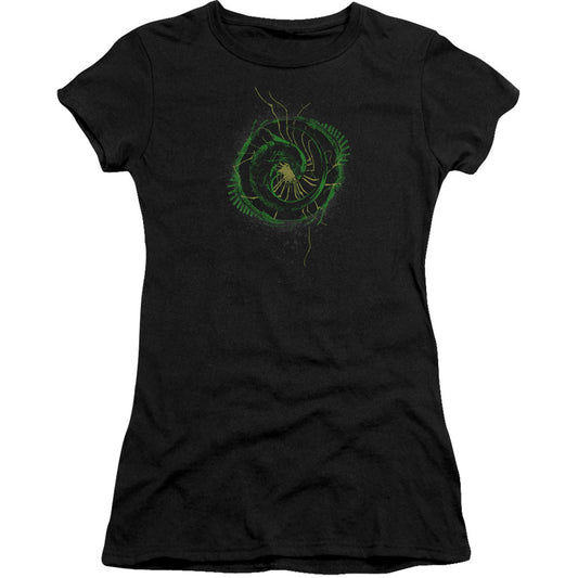 Alien Xenomorph Shield Cap Sleeve Junior Top Front