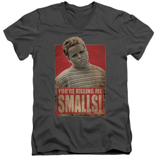 Sandlot Smalls Adult V-Neck Slim Fit T-shirt Front