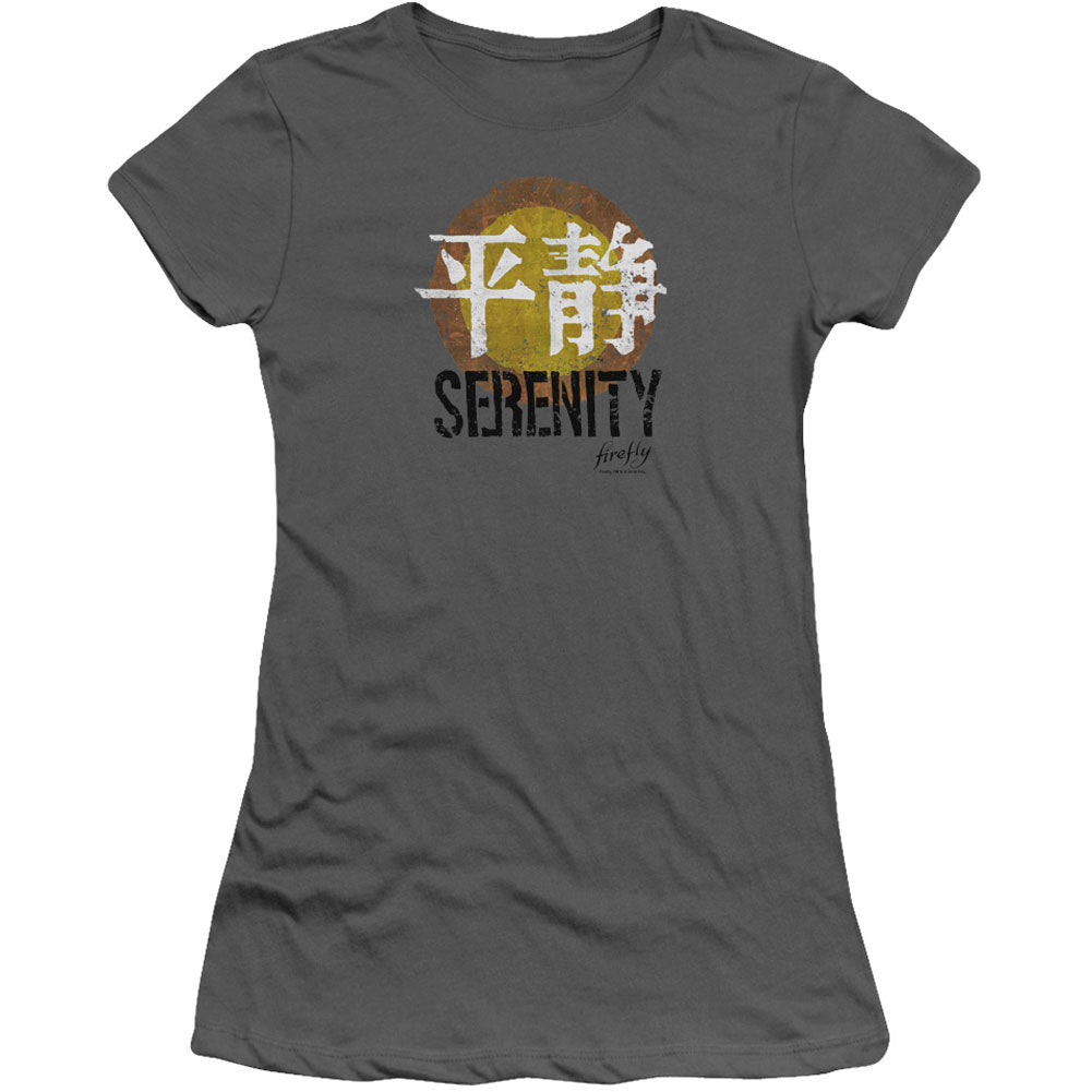 Firefly Serenity Logo Cap Sleeve Junior Top Front