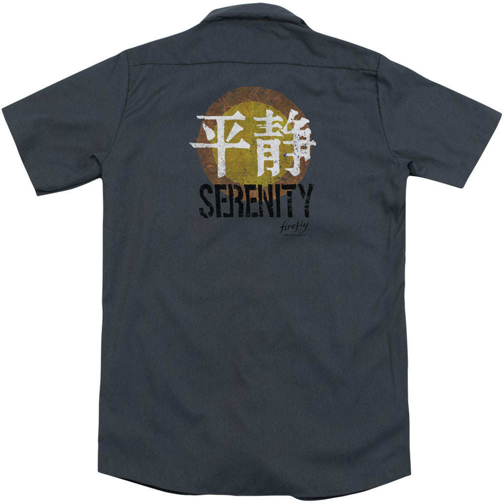 Firefly Serenity Logo (Back Print) Workshirt Back