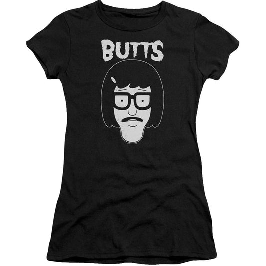 Bobs Burgers Butt Friend Cap Sleeve Junior Top Front
