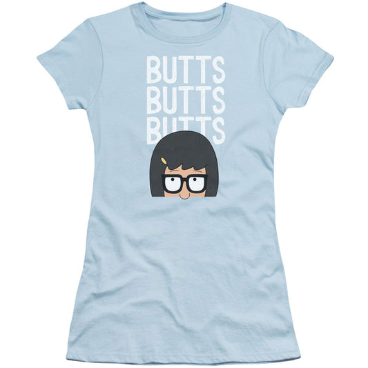 Bobs Burgers Peepin Cap Sleeve Junior Top Front