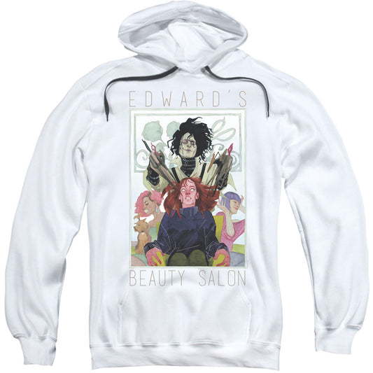 Edward Scissorhands Salon Adult 25% Poly Hooded Sweatshirt Front
