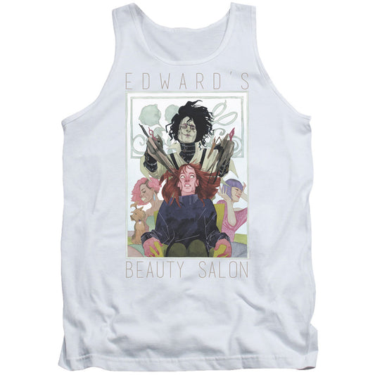 Edward Scissorhands Salon Mens Tank Front