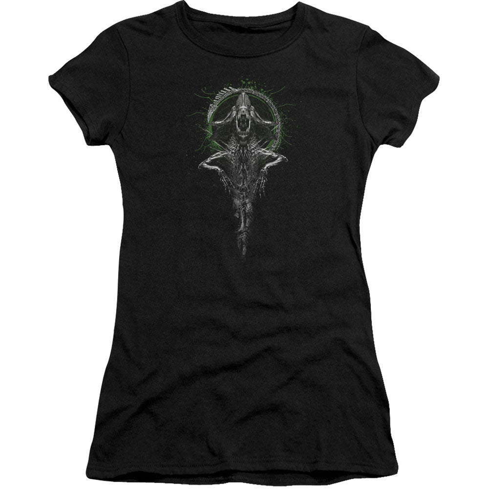 Alien Monarch Cap Sleeve Junior Top Front