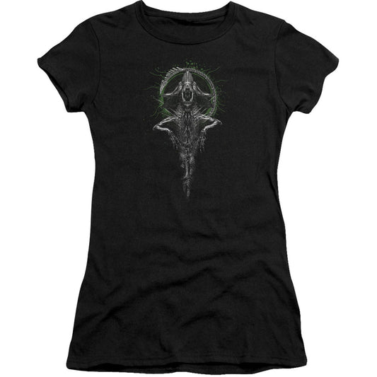 Alien Monarch Cap Sleeve Junior Top Front
