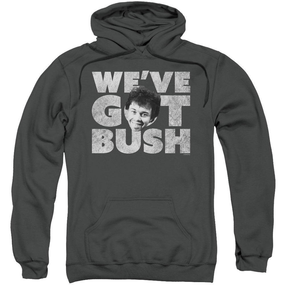 Revenge Of The Nerds Weve Got Bush Adult 25% Poly Hooded Sweatshirt Front