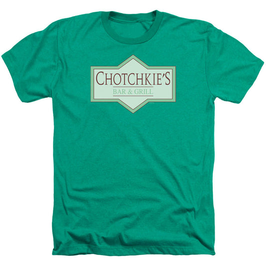 Office Space Chotchkies Adult Heather 40% Poly T-shirt Front