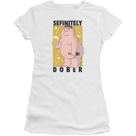 Family Guy Dober Cap Sleeve Junior Top Front