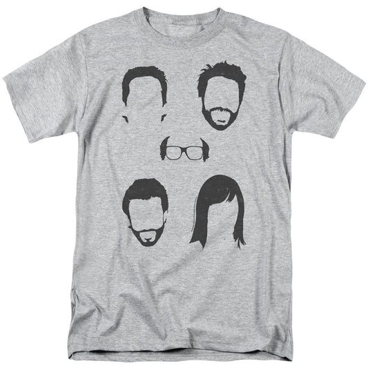 Its Always Sunny In Philadelphia Casted Shadows Adult T-shirt Front