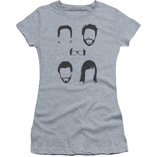 Its Always Sunny In Philadelphia Casted Shadows Cap Sleeve Junior Top Front