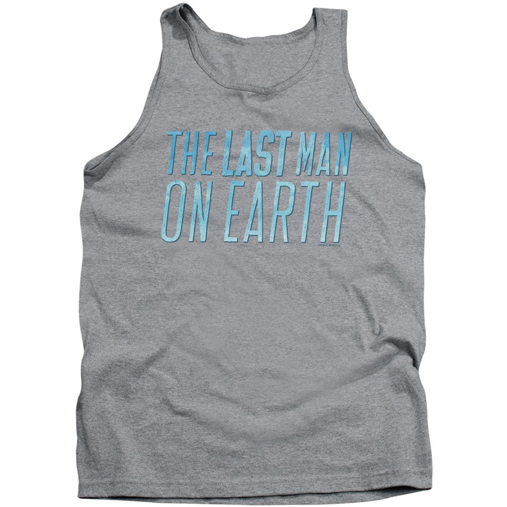 Last Man On Earth Logo Mens Tank Front