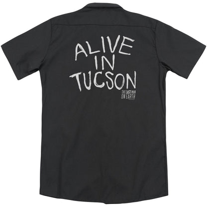Last Man On Earth Alive In Tucson (Back Print) Workshirt Back