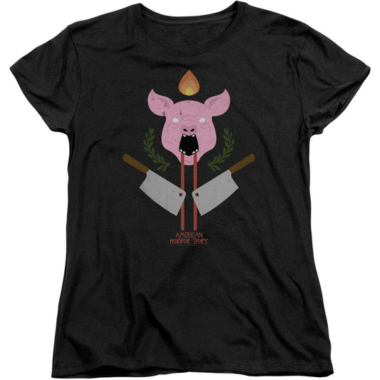 American Horror Story Pig Cleavers Junior Top Front