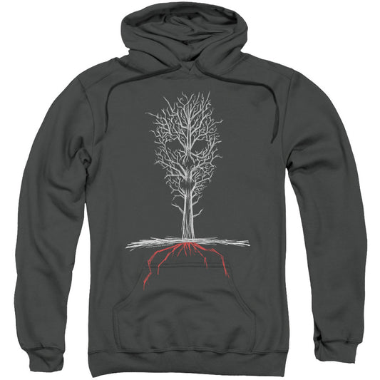 American Horror Story Scary Tree Adult 25% Poly Hooded Sweatshirt Front