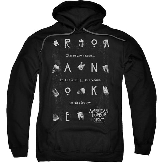 American Horror Story Chatter Box Adult 25% Poly Hooded Sweatshirt Front