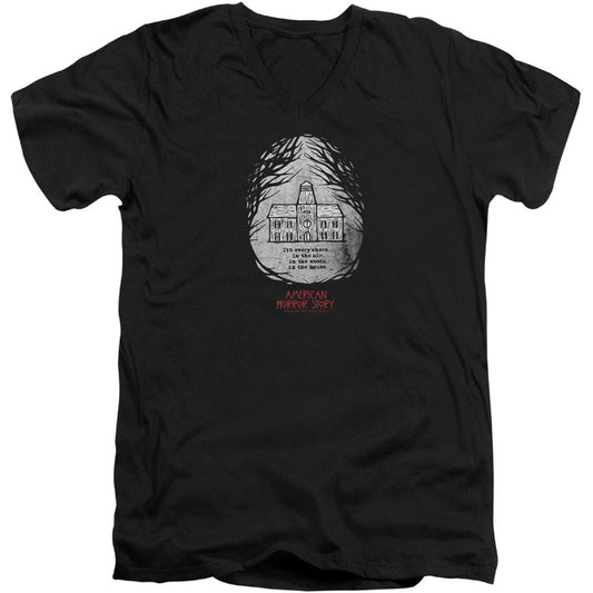 American Horror Story Its Everywhere Adult V-Neck Slim Fit T-shirt Front