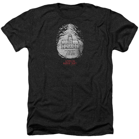 American Horror Story Its Everywhere Adult Heather 40% Poly T-shirt Front
