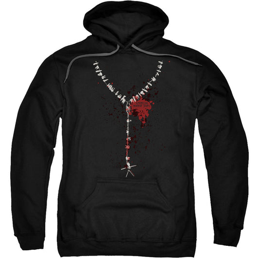 American Horror Story Necklace Adult 25% Poly Hooded Sweatshirt Front