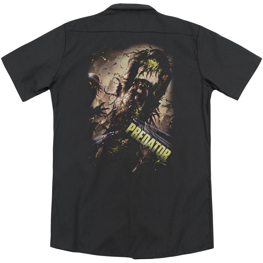 Predator Heads Up (Back Print) Workshirt Back