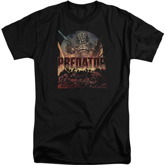Predator Battle Adult Tall T-shirt Tall Front